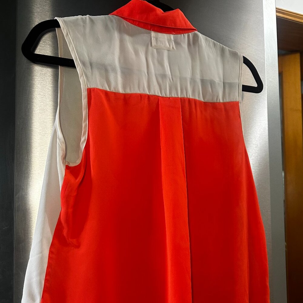 Sheer Sleeveless Top with jeweled collar - Picture 2 of 3